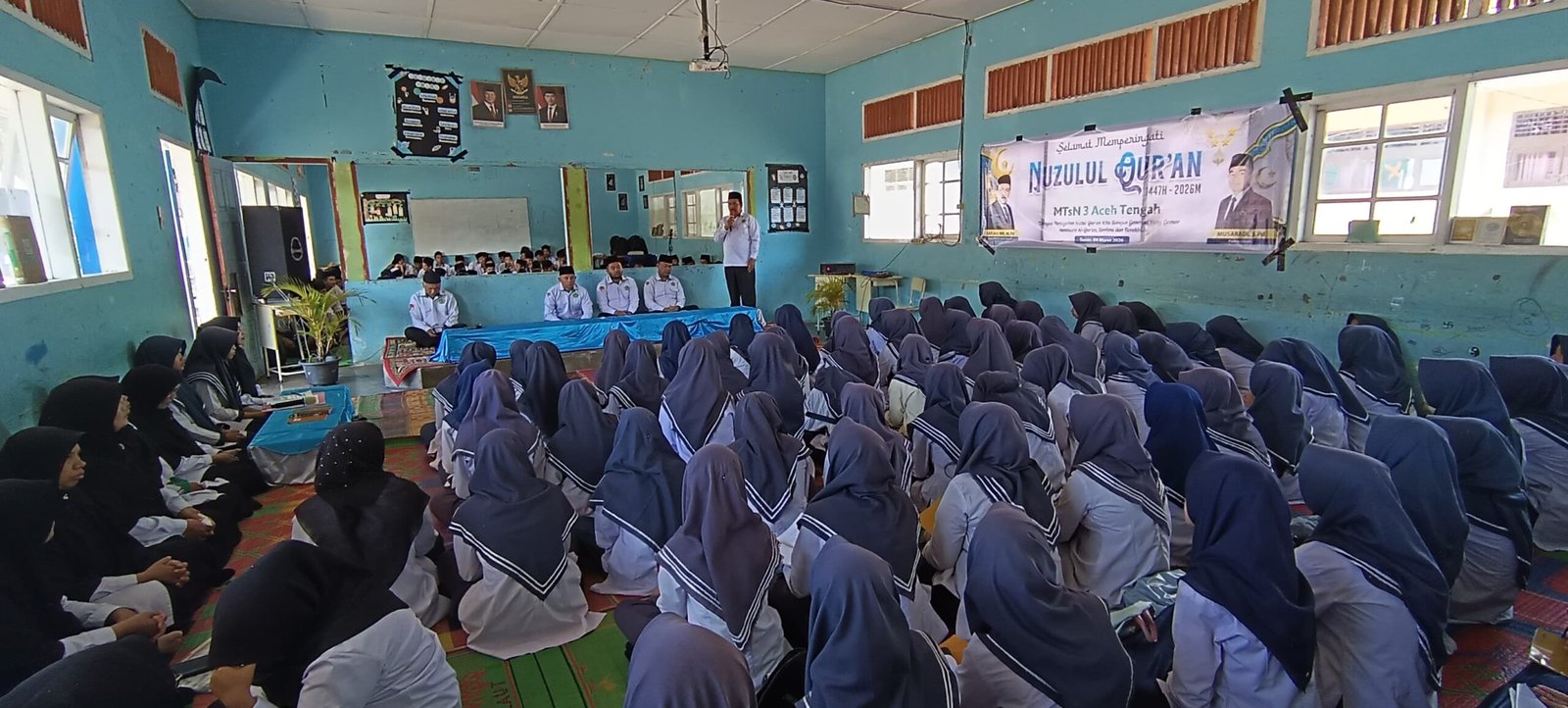 Peringatan Nuzulul Qur’an di MTsN 3 Aceh Tengah Berlangsung Khidmat, Bangun Generasi Cinta Al-Qur’an