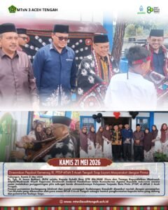 Diresmikan Pejabat Kemenag RI, PTSP MTsN 3 Aceh Tengah Siap Layani Masyarakat dengan Prima